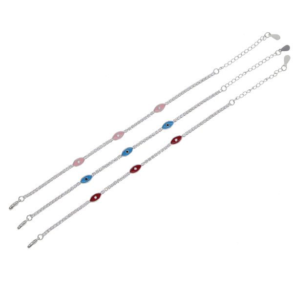 colorful enamel tiny tennis cz chain enamel colorful turkish evil eye lucky charm elegance women bracelet necklace jewelry set, Silver
colorful enamel tiny tennis cz chain enamel colorful turkish evil eye lucky charm elegance women bracelet necklace jewelry set, Silver