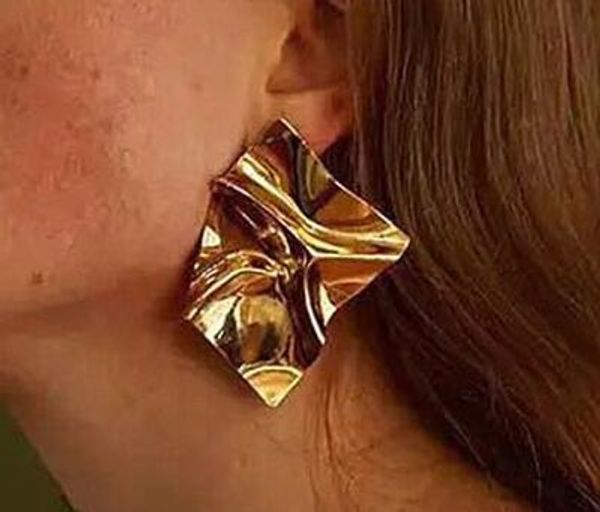 2019 new brand design metal geometry irregular personality street shooting earrings minimalist generous creative gifts for women, Golden;silver
2019 new brand design metal geometry irregular personality street shooting earrings minimalist generous creative gifts for women, Golden;silver