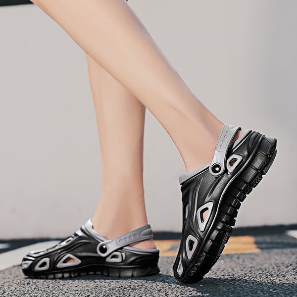 men sandals fashion summer men beach sandals shoes man hollow slippers shoes mesh lighted casual crocse men, Black
men sandals fashion summer men beach sandals shoes man hollow slippers shoes mesh lighted casual crocse men, Black