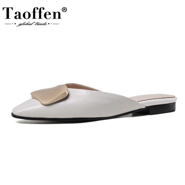 taoffen fashion women sandals shoes new design stone pattern slippers genuine leather shoes women solid footwear size 33-40, Black
taoffen fashion women sandals shoes new design stone pattern slippers genuine leather shoes women solid footwear size 33-40, Black