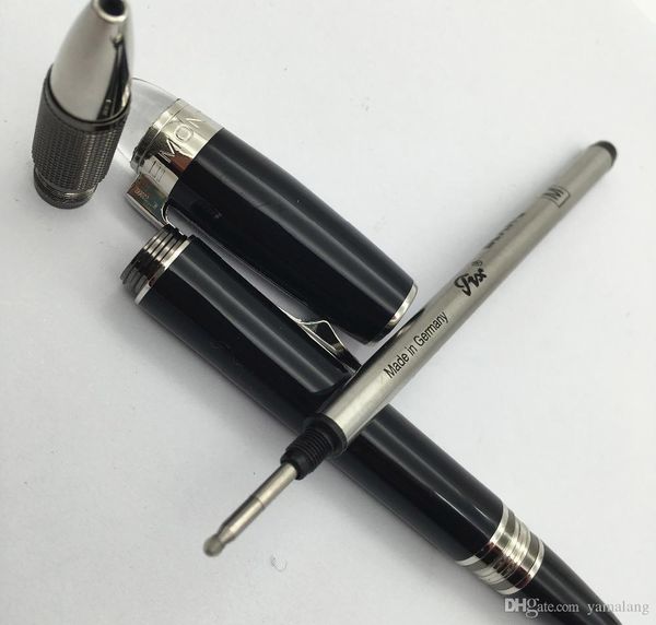 luxury black roller ball pen , midnight black platinum resin ballpoint pen with sliver clip, Blue;orange
luxury black roller ball pen , midnight black platinum resin ballpoint pen with sliver clip, Blue;orange
