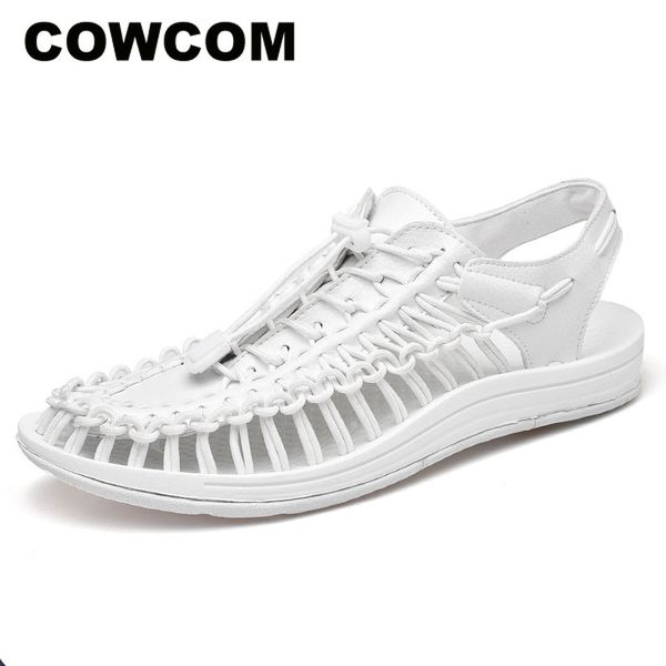 cowcom men's sandals new handmade beach shoes in summer individual tidal shoes permeable roman casual sandals men clk-110, Black
cowcom men's sandals new handmade beach shoes in summer individual tidal shoes permeable roman casual sandals men clk-110, Black