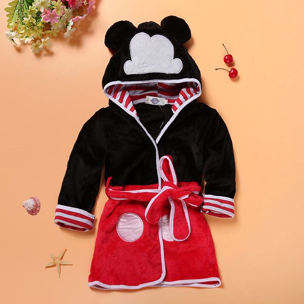 kids boy girl robe 2019 bathrobe minnie mickey tiger soft flannel robe pajamas baby kids warm clothes 2-6y, Blue;red 
kids boy girl robe 2019 bathrobe minnie mickey tiger soft flannel robe pajamas baby kids warm clothes 2-6y, Blue;red