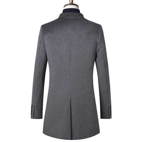 new arrival faahion winter men woolen coat thickening long casual turn-down collar double breasted thick overcoat size m-3xl, Black
new arrival faahion winter men woolen coat thickening long casual turn-down collar double breasted thick overcoat size m-3xl, Black