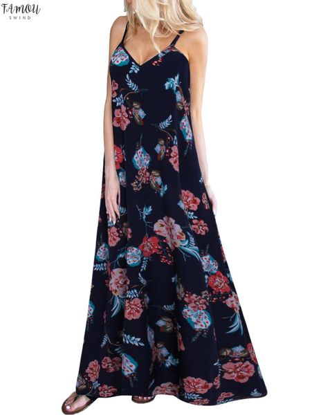 women bohemian maxi long dresses 2020 summer casual loose ladies v neck strapless sleeveless printed beach dresses vestidos, Black;gray
women bohemian maxi long dresses 2020 summer casual loose ladies v neck strapless sleeveless printed beach dresses vestidos, Black;gray