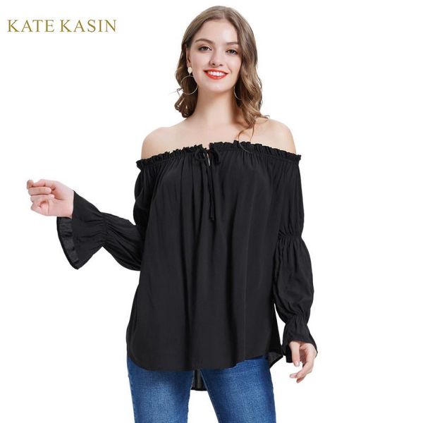 kate kasin women's renaissance pirate shirt blouse vintage long sleeve off shoulder comfy tunic blouses slash neck shirt, White
kate kasin women's renaissance pirate shirt blouse vintage long sleeve off shoulder comfy tunic blouses slash neck shirt, White
