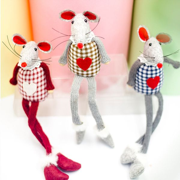cute cartoon mouse plush doll christmas decoration ornament long-legged mouse doll xmas gift christmas party decor for home
cute cartoon mouse plush doll christmas decoration ornament long-legged mouse doll xmas gift christmas party decor for home