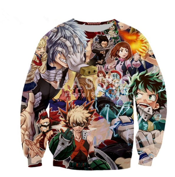 2019 fashion anime my hero academia boku no hero 3d printed sweatshirt men women 3d print 3d long sleeve tracksuit pullover b192, Black
2019 fashion anime my hero academia boku no hero 3d printed sweatshirt men women 3d print 3d long sleeve tracksuit pullover b192, Black