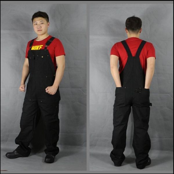 xl-3xl european large size black overalls men bib jumpsuit autumn and winter repairman strap jumpsuit pants work uniform clothes
xl-3xl european large size black overalls men bib jumpsuit autumn and winter repairman strap jumpsuit pants work uniform clothes