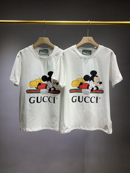 20ss new luxurious brand guchi lovers print tee designer breathable short sleeve tshirts men women blouses casual outdoor streetwear tshirt, White
20ss new luxurious brand guchi lovers print tee designer breathable short sleeve tshirts men women blouses casual outdoor streetwear tshirt, White