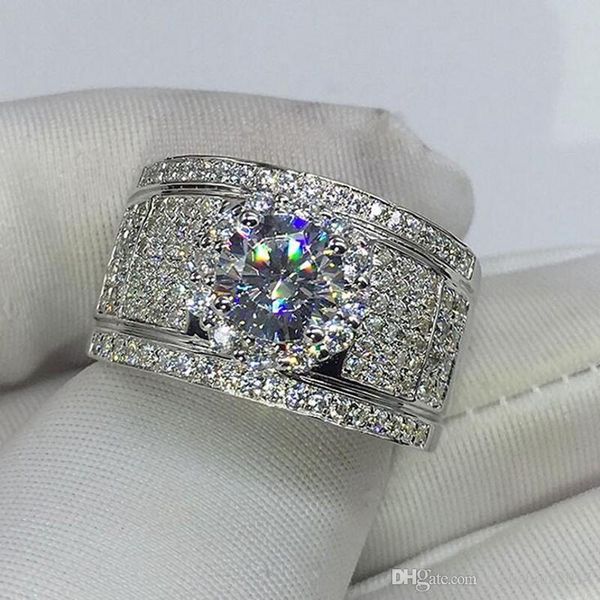 choucong new arrival deluxe jewelry 925 sterling silver round cut white z cz diamond gemstones women wedding band ring gift, Slivery;golden
choucong new arrival deluxe jewelry 925 sterling silver round cut white z cz diamond gemstones women wedding band ring gift, Slivery;golden
