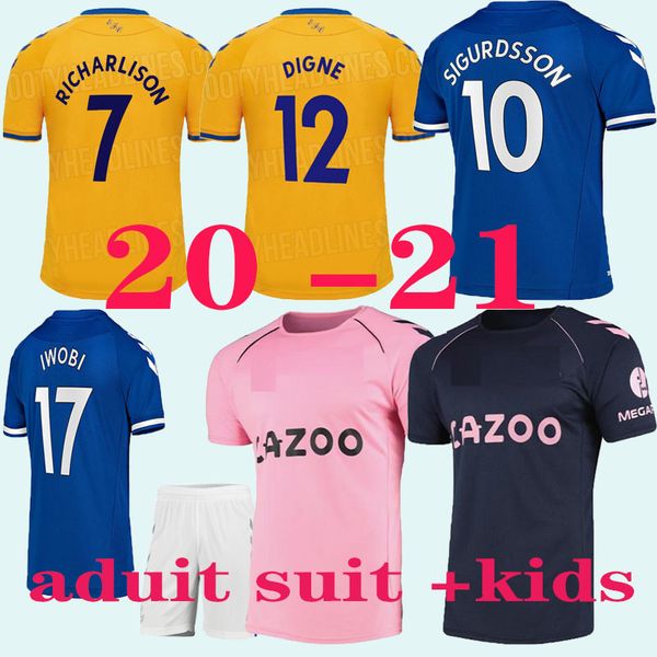 men kids everton 2020 2021 sigurdsson richarlison home soccer jersey kits 20 21 calvert-lewin walcott football shirts boys full set uniforms, Black
men kids everton 2020 2021 sigurdsson richarlison home soccer jersey kits 20 21 calvert-lewin walcott football shirts boys full set uniforms, Black