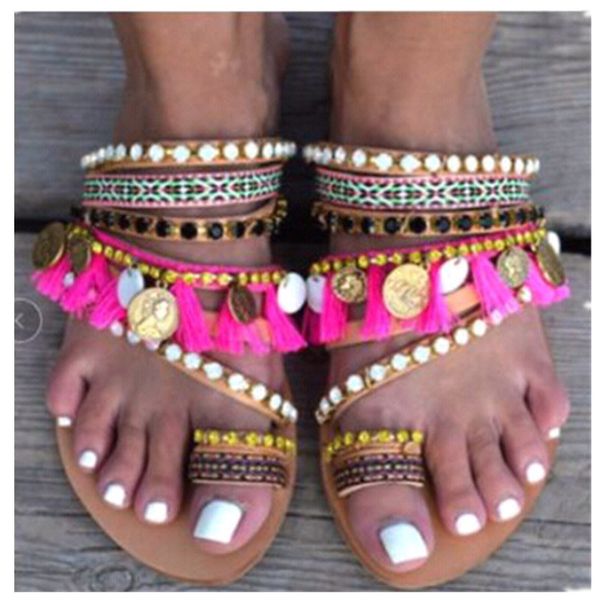 sandals akexiya amazon women's explosion collection handmade bohemian flat fashion toe casual shoes, Black
sandals akexiya amazon women's explosion collection handmade bohemian flat fashion toe casual shoes, Black
