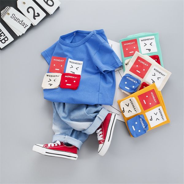 2020 summer children baby boys girls clothes cotton sport cartoon t shirt pants 2pcs/sets toddler clothing casual kids outfits, White
2020 summer children baby boys girls clothes cotton sport cartoon t shirt pants 2pcs/sets toddler clothing casual kids outfits, White