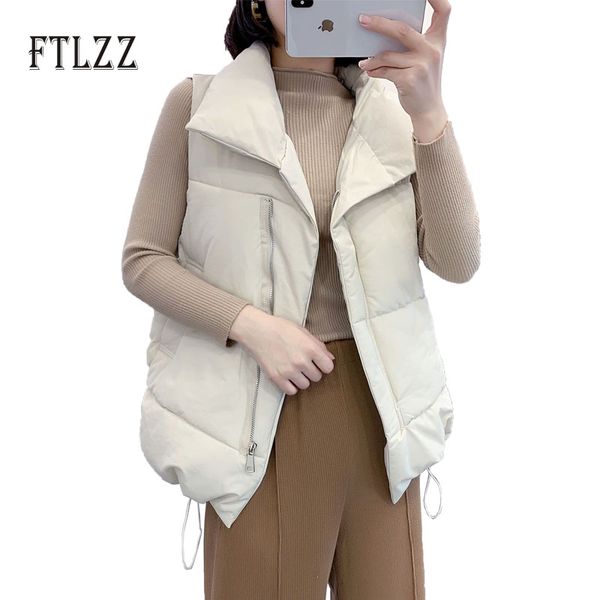 warm waistcoat women streetwear sleeveless autumn winter sleeveless turndown collar zipper vest ladies fashion outwear, Black;white
warm waistcoat women streetwear sleeveless autumn winter sleeveless turndown collar zipper vest ladies fashion outwear, Black;white