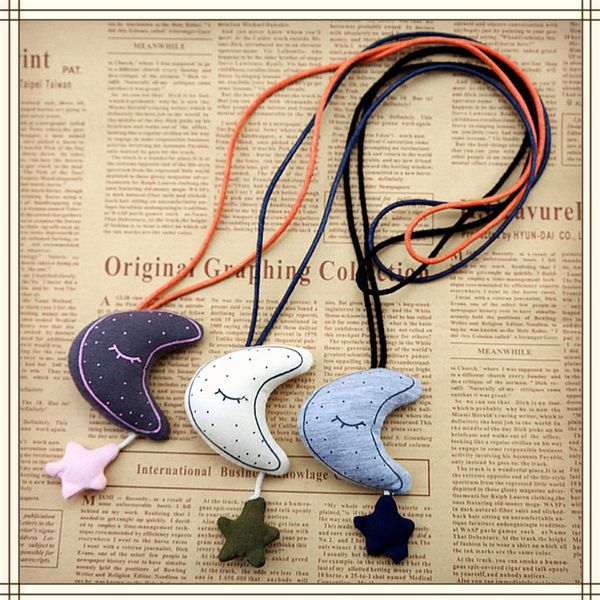 korea cute handmad fabric moon star kids necklace pendant baby chain collar necklace fashion jewelry children girl-xxcgnl002f, Silver
korea cute handmad fabric moon star kids necklace pendant baby chain collar necklace fashion jewelry children girl-xxcgnl002f, Silver