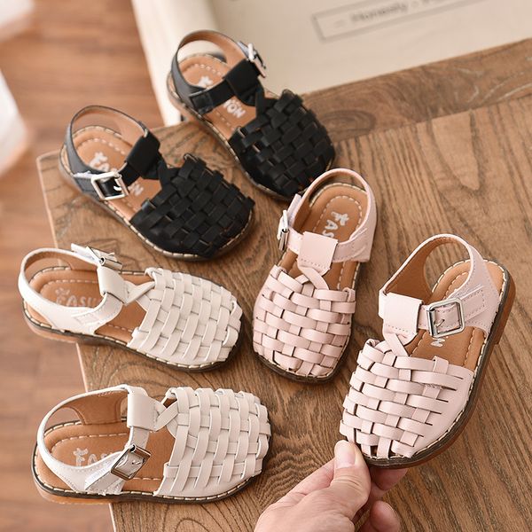 girls summer retro knitted sandals solid color toddler children soft bottom comfortable shoes kids grils casual non-slip sandals, Black;red
girls summer retro knitted sandals solid color toddler children soft bottom comfortable shoes kids grils casual non-slip sandals, Black;red