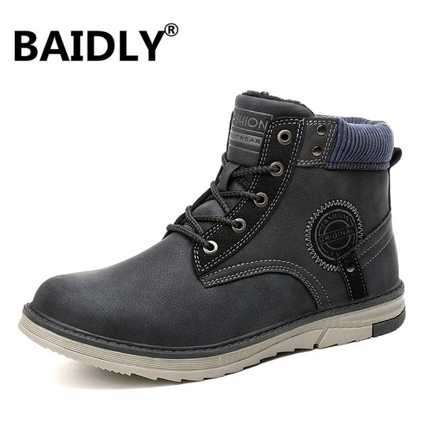 men waterproof ankle boots winter warm plush snow boots men outdoor sneaker work male rubber winter men's big size, Black
men waterproof ankle boots winter warm plush snow boots men outdoor sneaker work male rubber winter men's big size, Black