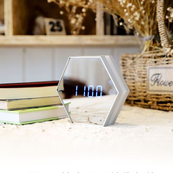 new electronic multifunction led night light wall clock mirror digital display alarm clock snooze light-emitting sil
new electronic multifunction led night light wall clock mirror digital display alarm clock snooze light-emitting sil