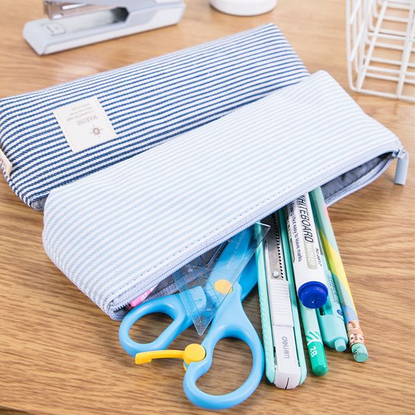 canvas fabric navy stripes style pencil bag zipper pencil case office business trip stationery storage school supplies 66885
canvas fabric navy stripes style pencil bag zipper pencil case office business trip stationery storage school supplies 66885