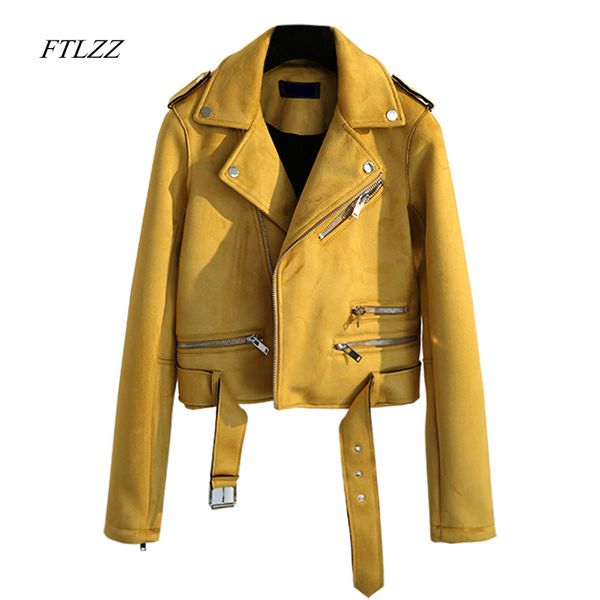 ftlzz spring autumn women faux suede leather jacket vintage short black soft motorcycle jackets fashion basic coats female
ftlzz spring autumn women faux suede leather jacket vintage short black soft motorcycle jackets fashion basic coats female