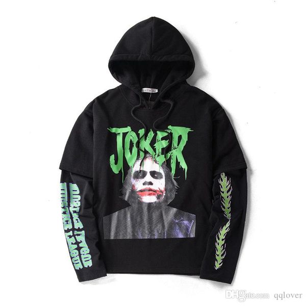 привет-steet мужчины ложные буксировочный шт черный толстовки joker clown толстовки моды сыпучие и удобный хлопок теплый толстовка streetwea, Black
привет-steet мужчины ложные буксировочный шт черный толстовки joker clown толстовки моды сыпучие и удобный хлопок теплый толстовка streetwea, Black