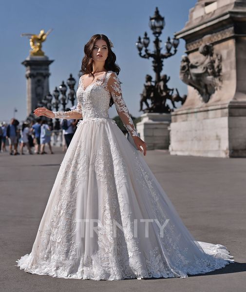 artistic ivory scoop long sleeves applique a-line wedding dresses bridal pageant dresses wedding attire dresses custom size 2-18 kf1226310, White
artistic ivory scoop long sleeves applique a-line wedding dresses bridal pageant dresses wedding attire dresses custom size 2-18 kf1226310, White