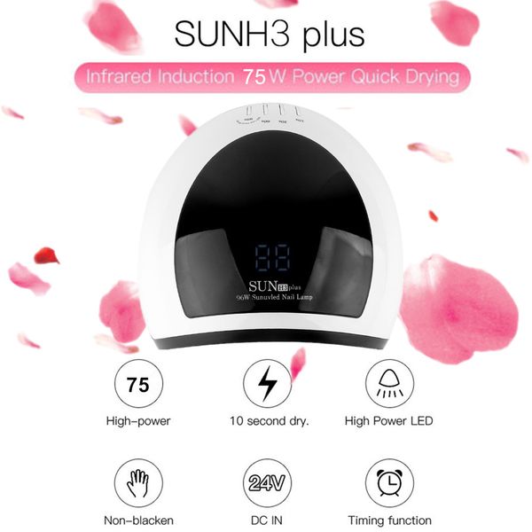 sun h3 plus uv led nail lamp nail dryer fast curing all gels lcd display detachable base
sun h3 plus uv led nail lamp nail dryer fast curing all gels lcd display detachable base