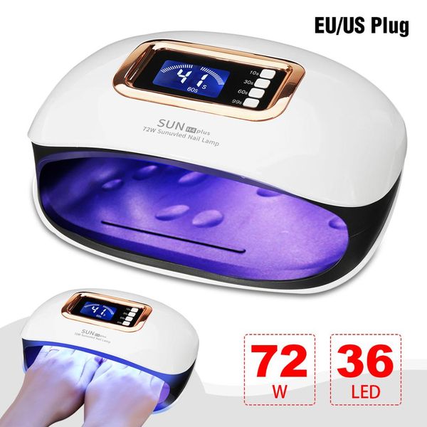 lcd display nail dryer for nail 36 led uv lamp 72w 110-240v large capacity manicure smart infrared sensor art tools
lcd display nail dryer for nail 36 led uv lamp 72w 110-240v large capacity manicure smart infrared sensor art tools