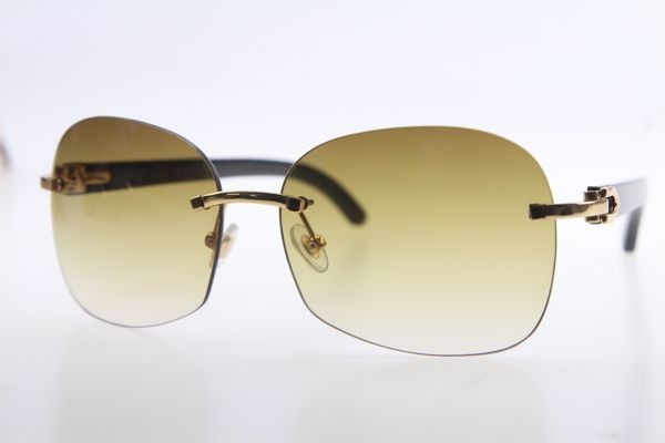 2020 wholesale sunglasses black buffalo horn rimless t8100908 gold sunglasses men vintage ornamental glasses with box borwn lens, White;black
2020 wholesale sunglasses black buffalo horn rimless t8100908 gold sunglasses men vintage ornamental glasses with box borwn lens, White;black
