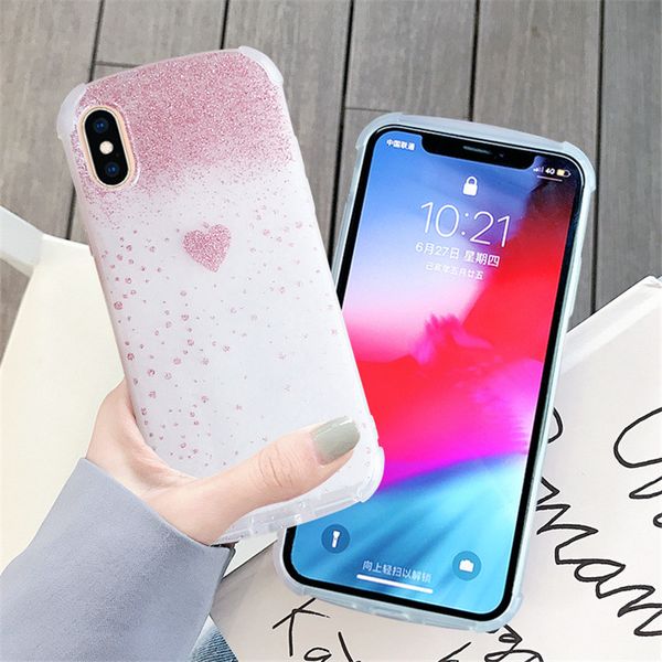 luxury glitter phone case for iphone x xs xr 8 7 plus anti-fall love heart tpu cover for apple phone accessories ing
luxury glitter phone case for iphone x xs xr 8 7 plus anti-fall love heart tpu cover for apple phone accessories ing