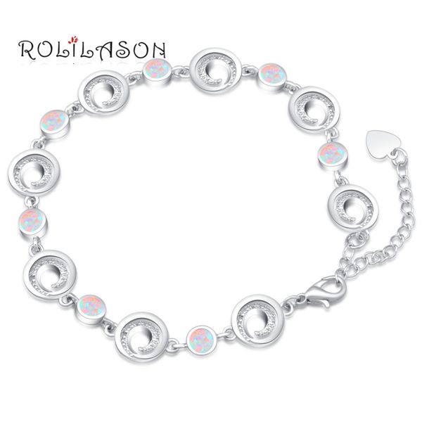 rolilason white created fire opal 925 silver stamped charm bracelets women snap jewelry pulseras obs085, Golden;silver
rolilason white created fire opal 925 silver stamped charm bracelets women snap jewelry pulseras obs085, Golden;silver