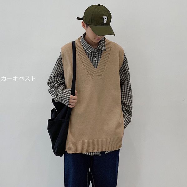 winter new vest sweater men fashion solid color casual v-neck sweater pullover man streetwear loose sleeveless m-2xl, Black;white
winter new vest sweater men fashion solid color casual v-neck sweater pullover man streetwear loose sleeveless m-2xl, Black;white