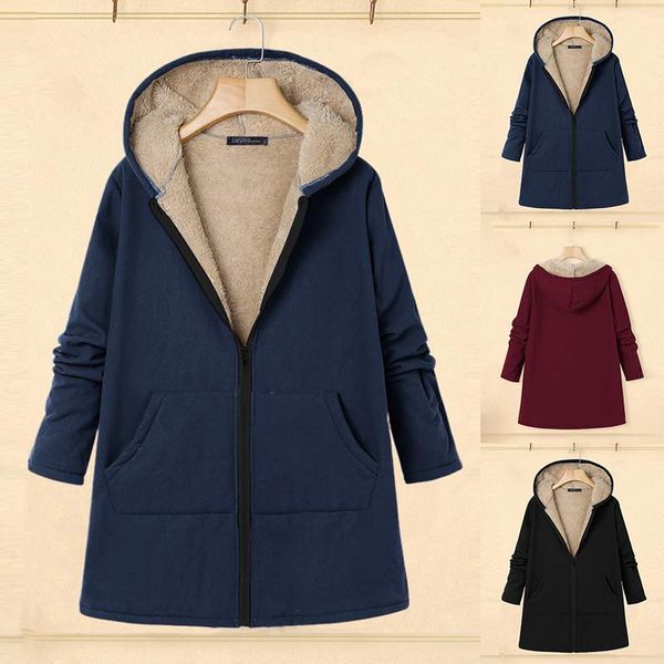 zanzea женщины пальто теплая outwear 2019 осень зима дамы с длинным рукавом руно меховые куртки с капюшоном карманы шинелях chaqueta 5xl 7, Black;brown
zanzea женщины пальто теплая outwear 2019 осень зима дамы с длинным рукавом руно меховые куртки с капюшоном карманы шинелях chaqueta 5xl 7, Black;brown
