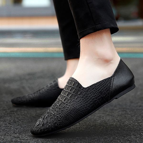 men's shoes fashion moccasins genuine leather shoes moccasins for men formal weddings zapatos de vestir soft mans footwear, Black
men's shoes fashion moccasins genuine leather shoes moccasins for men formal weddings zapatos de vestir soft mans footwear, Black