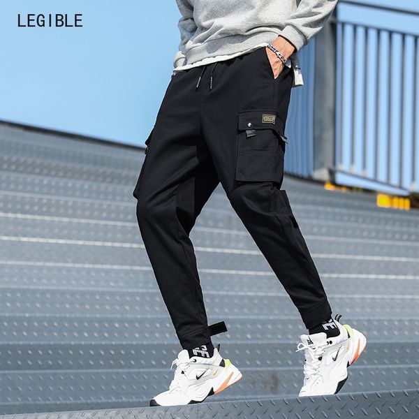 legible summer pants men multi-pocket cargo pants elastic waist harem pant hip hop casual loose joggers male sweatpants, Black
legible summer pants men multi-pocket cargo pants elastic waist harem pant hip hop casual loose joggers male sweatpants, Black