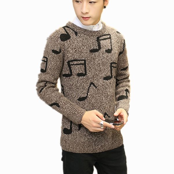 sweater men 2018 new arrival music casual pullover men autumn round neck patchwork quality knitted brand male sweaters, White;black
sweater men 2018 new arrival music casual pullover men autumn round neck patchwork quality knitted brand male sweaters, White;black