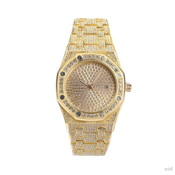 luxury mens watches large dial iced out full rhinestone gold silver plated fashion diamond watch for men women, Slivery;brown
luxury mens watches large dial iced out full rhinestone gold silver plated fashion diamond watch for men women, Slivery;brown