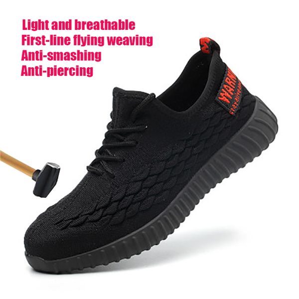 men and women anti-smashing anti-piercing steel head shoes work shoes safety black mesh breathable men's work boots
men and women anti-smashing anti-piercing steel head shoes work shoes safety black mesh breathable men's work boots