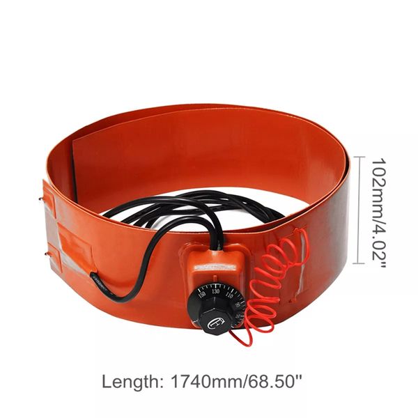 challenger silicone drum heater 700w 120 vac thermostat controlled for wvo/ bio replacement accessories - 220v eu plug
challenger silicone drum heater 700w 120 vac thermostat controlled for wvo/ bio replacement accessories - 220v eu plug