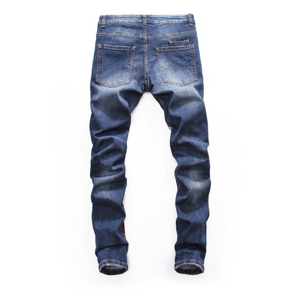 2020 new print original ins quality nightclub straight skinny ripped desiger jeans painted brand mens jeans long demin pants size 28-38, Blue
2020 new print original ins quality nightclub straight skinny ripped desiger jeans painted brand mens jeans long demin pants size 28-38, Blue