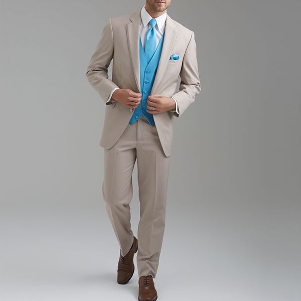 2019 custom made beige groomsmen man suit blazer+pants+vest wedding suit tuxedos prom suit for party, Black;gray
2019 custom made beige groomsmen man suit blazer+pants+vest wedding suit tuxedos prom suit for party, Black;gray