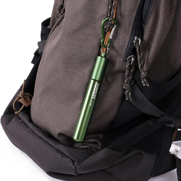 portable stainless steel drinking straw for travel reusable collapsible metal drinking straw with case, Slivery;brown 
portable stainless steel drinking straw for travel reusable collapsible metal drinking straw with case, Slivery;brown