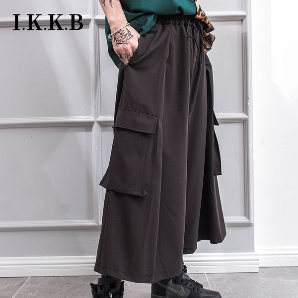 spring and summer new style dark hair stylist big pocket overalls men harem pants leggings skirt pants, Black
spring and summer new style dark hair stylist big pocket overalls men harem pants leggings skirt pants, Black