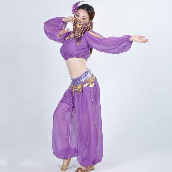 women lady belly dance costume egyption bollywood costume dance 3pcs set lantern long sleeve+bloomers+face veil, Black;red
women lady belly dance costume egyption bollywood costume dance 3pcs set lantern long sleeve+bloomers+face veil, Black;red