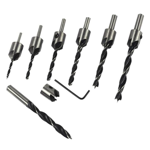 7/4pcs 3-point countersink drill kit delicate design practical superb craftsmanship woodworking drill bit hole drilling tool
7/4pcs 3-point countersink drill kit delicate design practical superb craftsmanship woodworking drill bit hole drilling tool