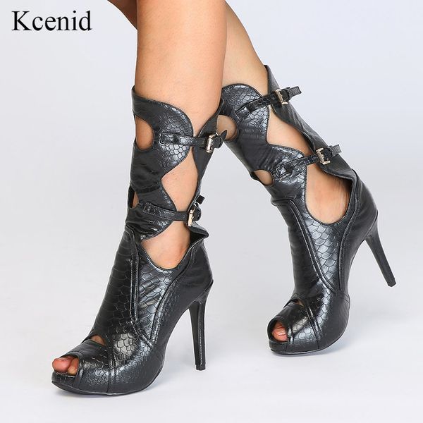 kcenid 2019 roman style black mid-calf women boots fashion buckle strap peep toe runway shoes woman high heels fetish shoes
kcenid 2019 roman style black mid-calf women boots fashion buckle strap peep toe runway shoes woman high heels fetish shoes
