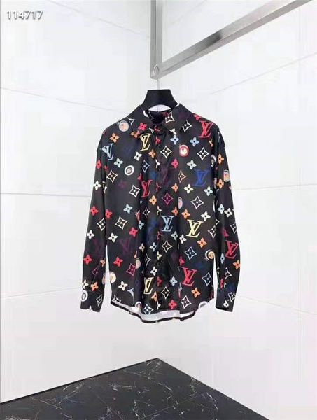 2019 men's print shirt embroidered clothing men's fabric letter print shirt v-neck casual shirt -xxl, White;black
2019 men's print shirt embroidered clothing men's fabric letter print shirt v-neck casual shirt -xxl, White;black