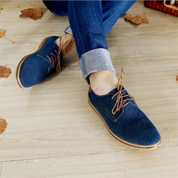 men's walking shoes genuine leather cow split flock round toe sewing laceshoes big size 38-48 man leisure flats outdoor footwear, Black
men's walking shoes genuine leather cow split flock round toe sewing laceshoes big size 38-48 man leisure flats outdoor footwear, Black