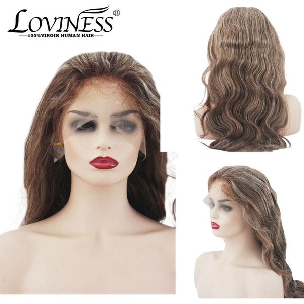 loviness blonde highlight honey remy ombre pre-plucked body long wave lace front human hair wig virgin black women brazilian wig, Black;brown 
loviness blonde highlight honey remy ombre pre-plucked body long wave lace front human hair wig virgin black women brazilian wig, Black;brown